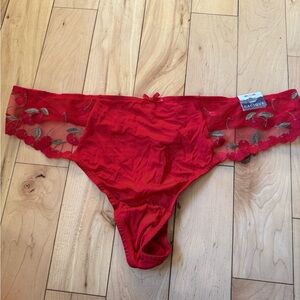 Cacique Red Lace Panties